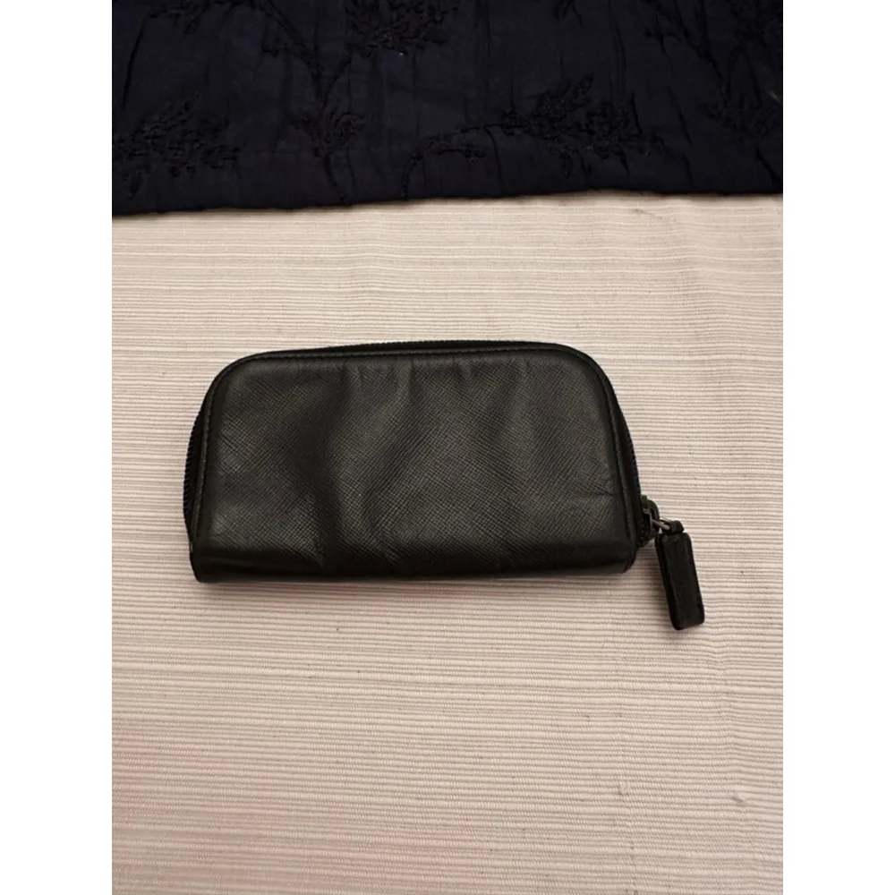 Prada Black Leather Keyholder